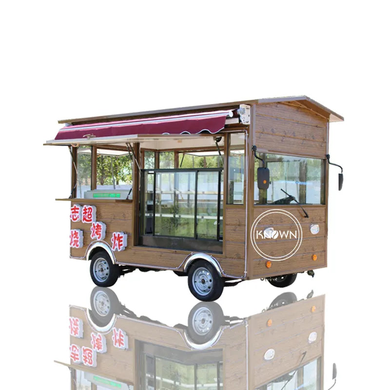 OEM Electric Gas Food Truck Europe Street Sale Tacos Coffee Kiosk Mobile Food Bus Ice Cream Van