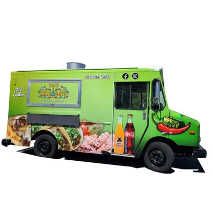 OEM Hot Dog Van Vintage Ice Cream Truck Mobile Outdoor Street Kitchen Food Vending Cart For Fast Snack Catering Van