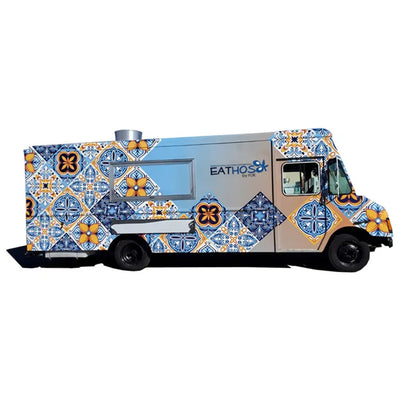 OEM Hot Dog Van Vintage Ice Cream Truck Mobile Outdoor Street Kitchen Food Vending Cart For Fast Snack Catering Van